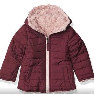 Reversible 4T Limited Too girls Packable Puffer